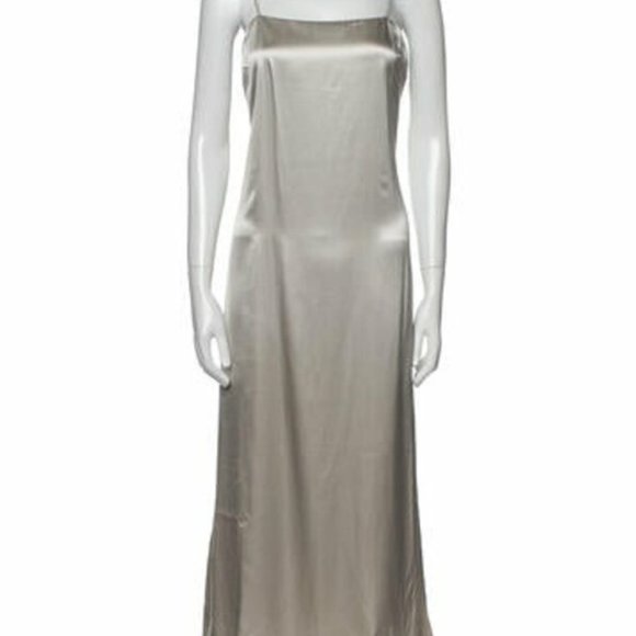 Theory Abbott Satin Slip Dress - Picture 4 of 8